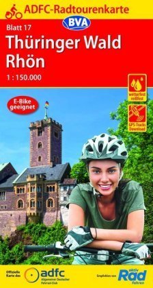 ADFC Radtourenkarten: Thüringer Wald, Rhön