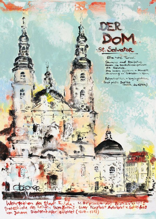 Kunstdruck Der Dom zu Fulda